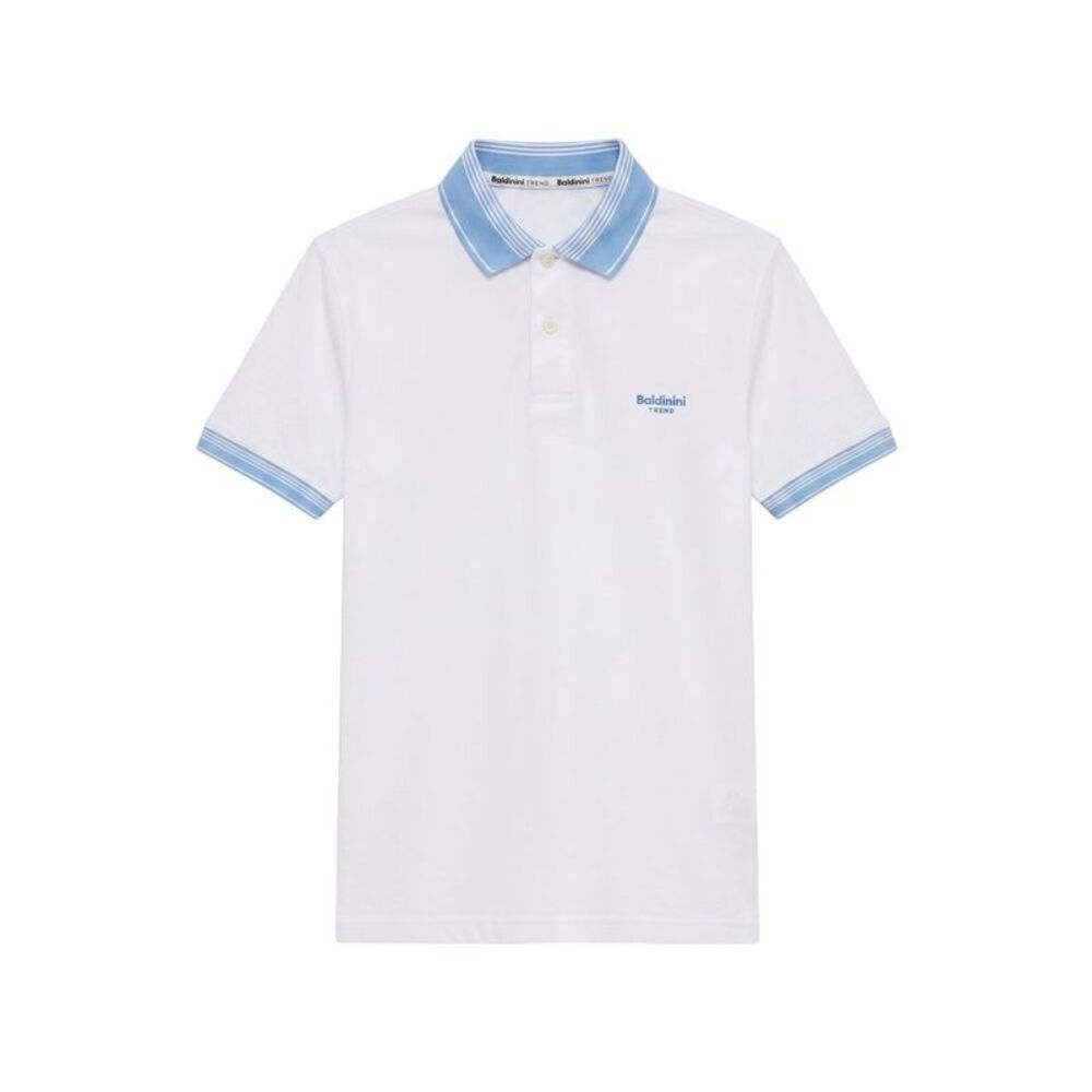 Baldinini Trend White Cotton Men Men's Polo